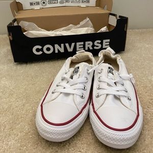 Brand-new size 7 Converse Shoreline. Wore for an hour but wrong size.